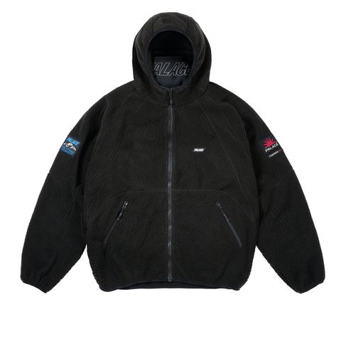 Palace GETTING HIGHER THERMA FLEECE JACKET BLACK - Colorway