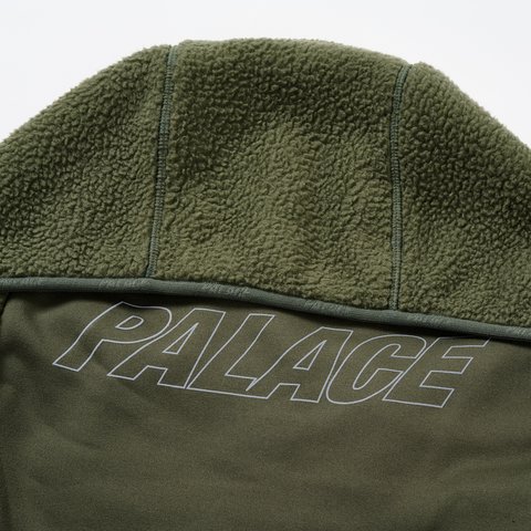 Palace GETTING HIGHER THERMA FLEECE JACKET DEEP GREEN - Colorway