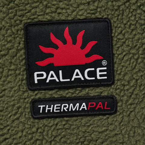 Palace GETTING HIGHER THERMA FLEECE JACKET DEEP GREEN - Colorway