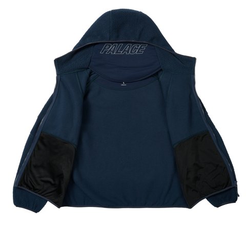 Palace GETTING HIGHER THERMA FLEECE JACKET NAVY - Colorway