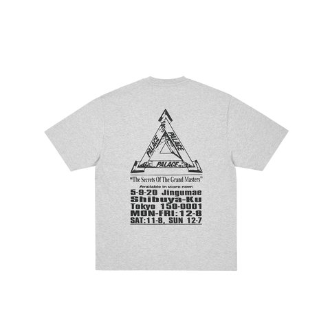 Palace GRAND MASTER T-SHIRT GREY MARL - Colorway