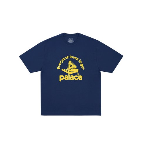 Palace HAND OUT T-SHIRT NAVY - Colorway