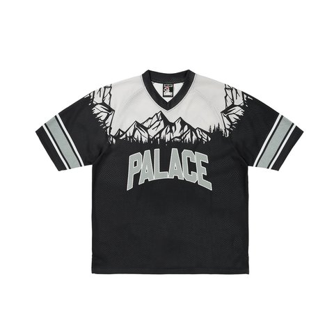 Palace PEAKER MESH JERSEY BLACK - Colorway
