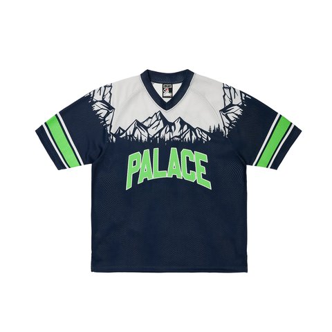 Palace PEAKER MESH JERSEY NAVY - Colorway