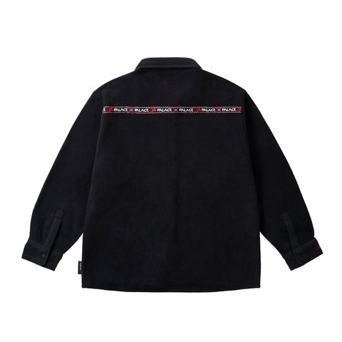 Palace POLARTEC OM FLEECE OVERSHIRT BLACK - Colorway