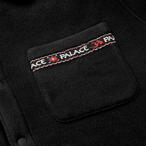 Palace POLARTEC OM FLEECE OVERSHIRT BLACK - Colorway