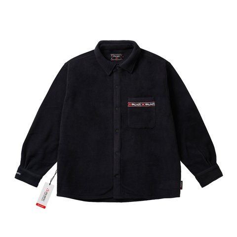 Palace POLARTEC OM FLEECE OVERSHIRT BLACK - Colorway