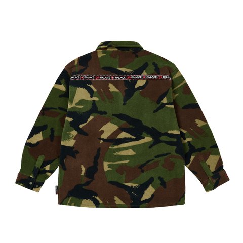 Palace POLARTEC OM FLEECE OVERSHIRT WOODLAND CAMO - Colorway