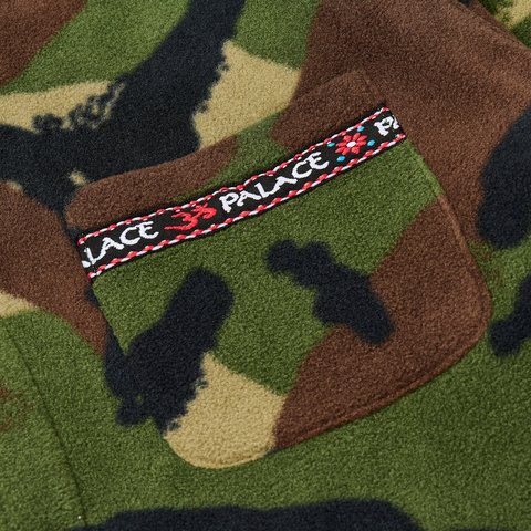 Palace POLARTEC OM FLEECE OVERSHIRT WOODLAND CAMO - Colorway