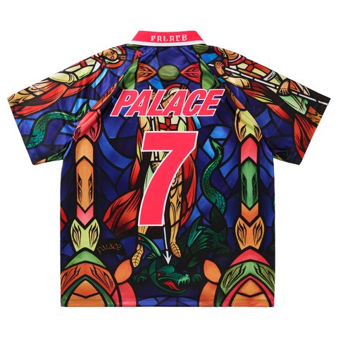 Palace PALACE NIKE ENGLAND DRI FIT FOOTBALL JERSEY BRIGHT CRIMSON - Colorway