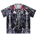 PALACE NIKE ENGLAND DRI-FIT FOOTBALL JERSEY PEWTER GREY / BRIGHT CRIMSON