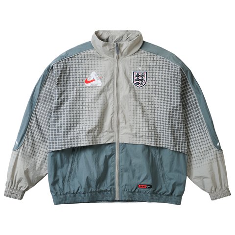 Palace PALACE NIKE ENGLAND SOLO SWOOSH TRACK JACKET PEWTER GREY COOL GREY