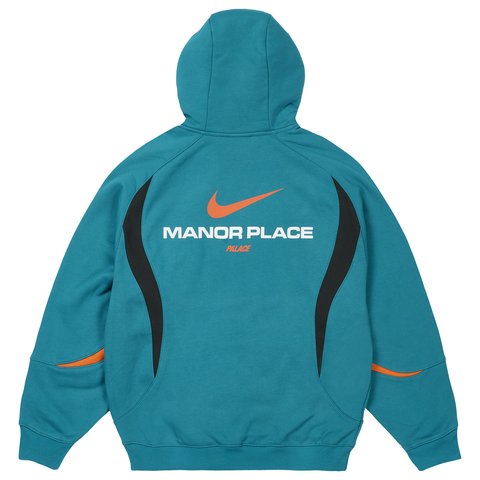 Palace PALACE NIKE MANOR PLACE PANELLED HOOD TEAL - Colorway