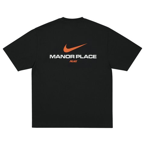 Palace PALACE NIKE MANOR PLACE T-SHIRT BLACK - Colorway