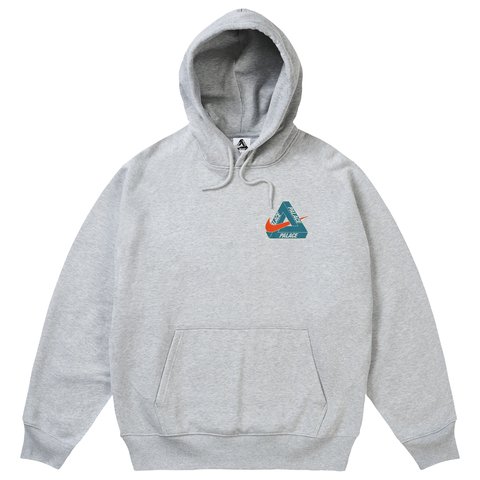 Palace PALACE NIKE TRI-SWOOSH HOOD GREY MARL