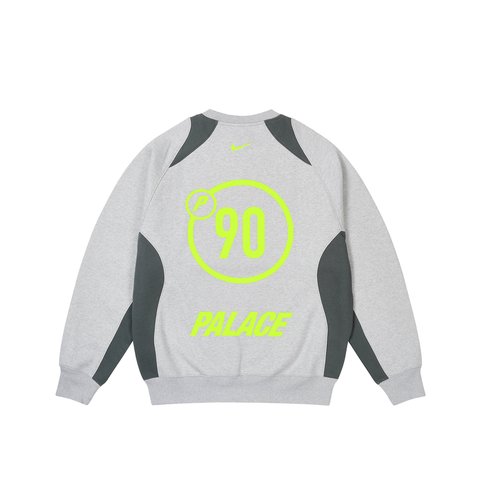 Palace PALACE NIKE TOTAL P90 CREW GREY MARL - Colorway