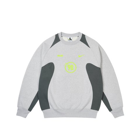 Palace PALACE NIKE TOTAL P90 CREW GREY MARL - Colorway