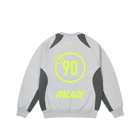 Palace PALACE NIKE TOTAL P90 CREW GREY MARL - Colorway