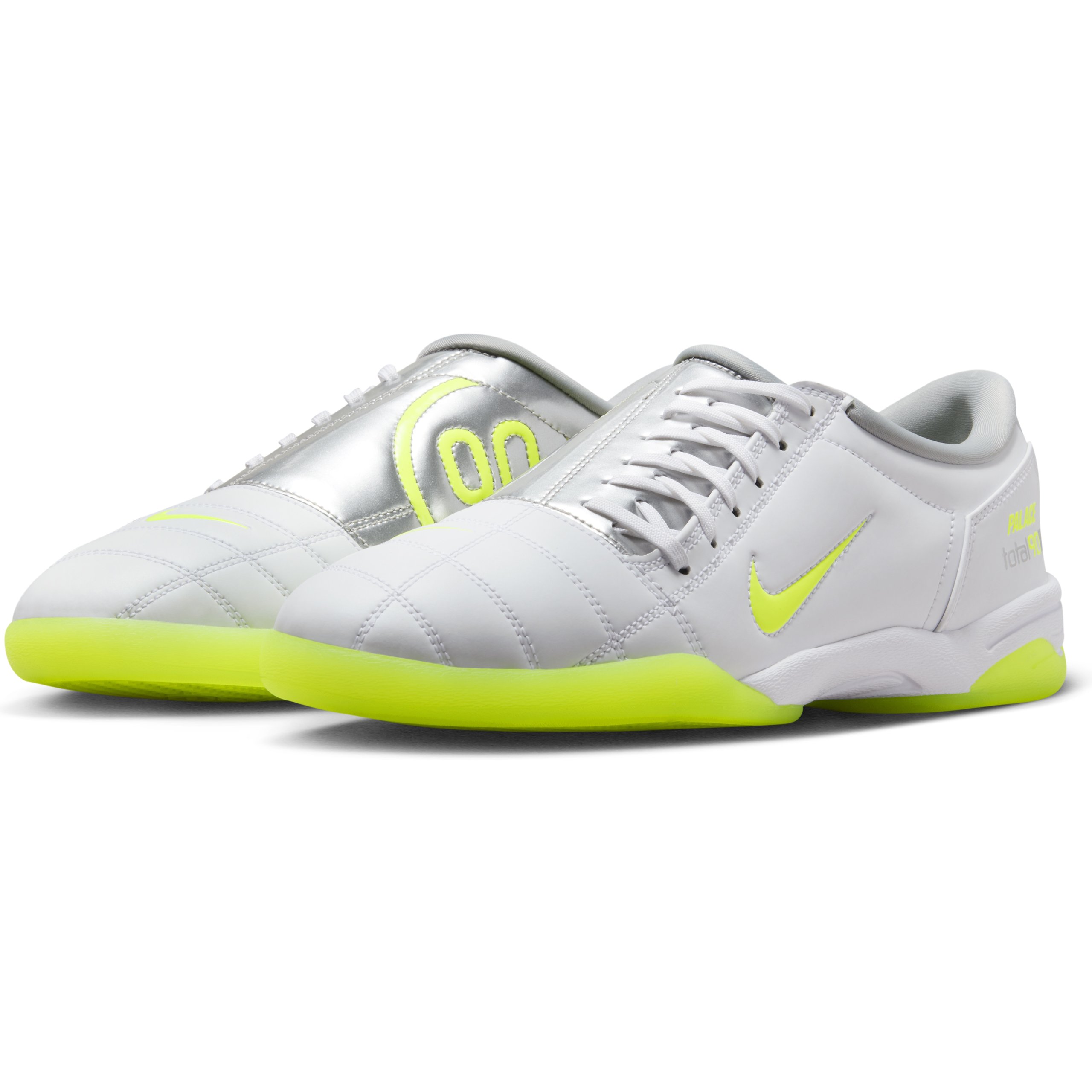 PALACE NIKE TOTAL P90 III SHOE WHITE / SILVER / VOLT