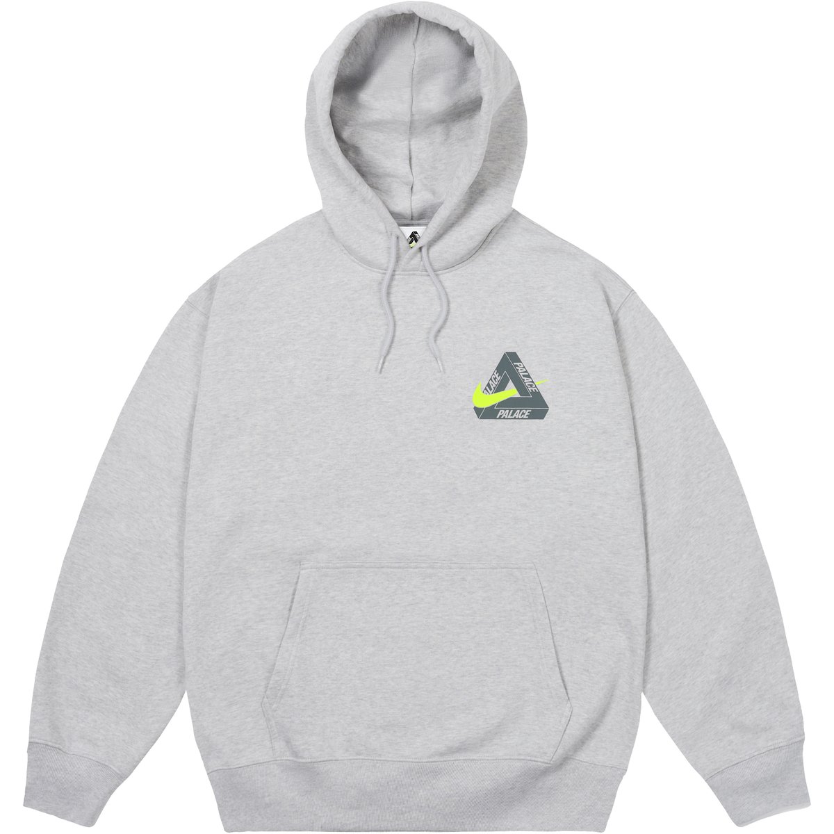 Palace PALACE NIKE TRI SWOOSH HOOD GREY MARL (Palace Nike Total P90) - $178.00