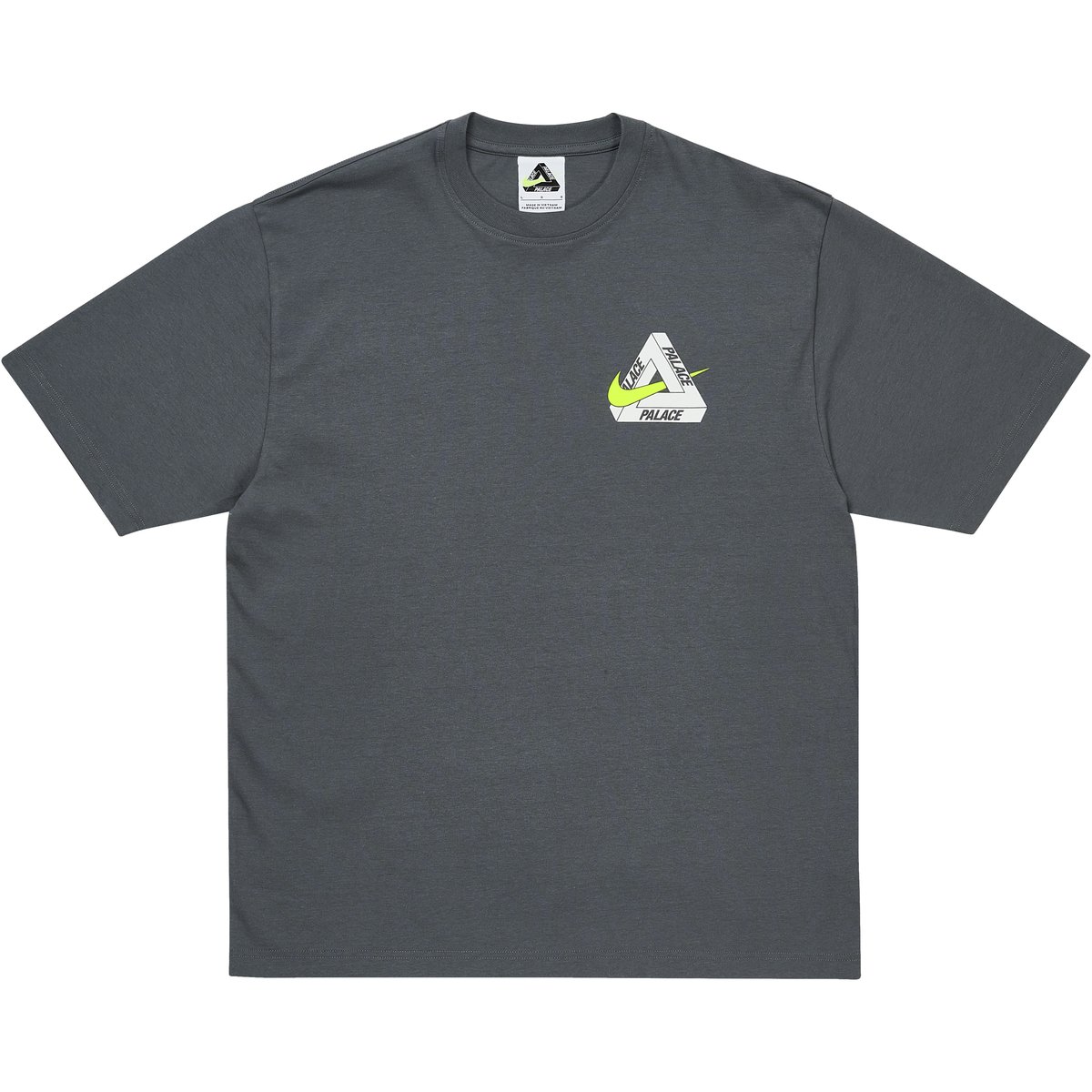 Palace PALACE NIKE TRI SWOOSH T-SHIRT CHARCOAL (Palace Nike Total P90) - $68.00