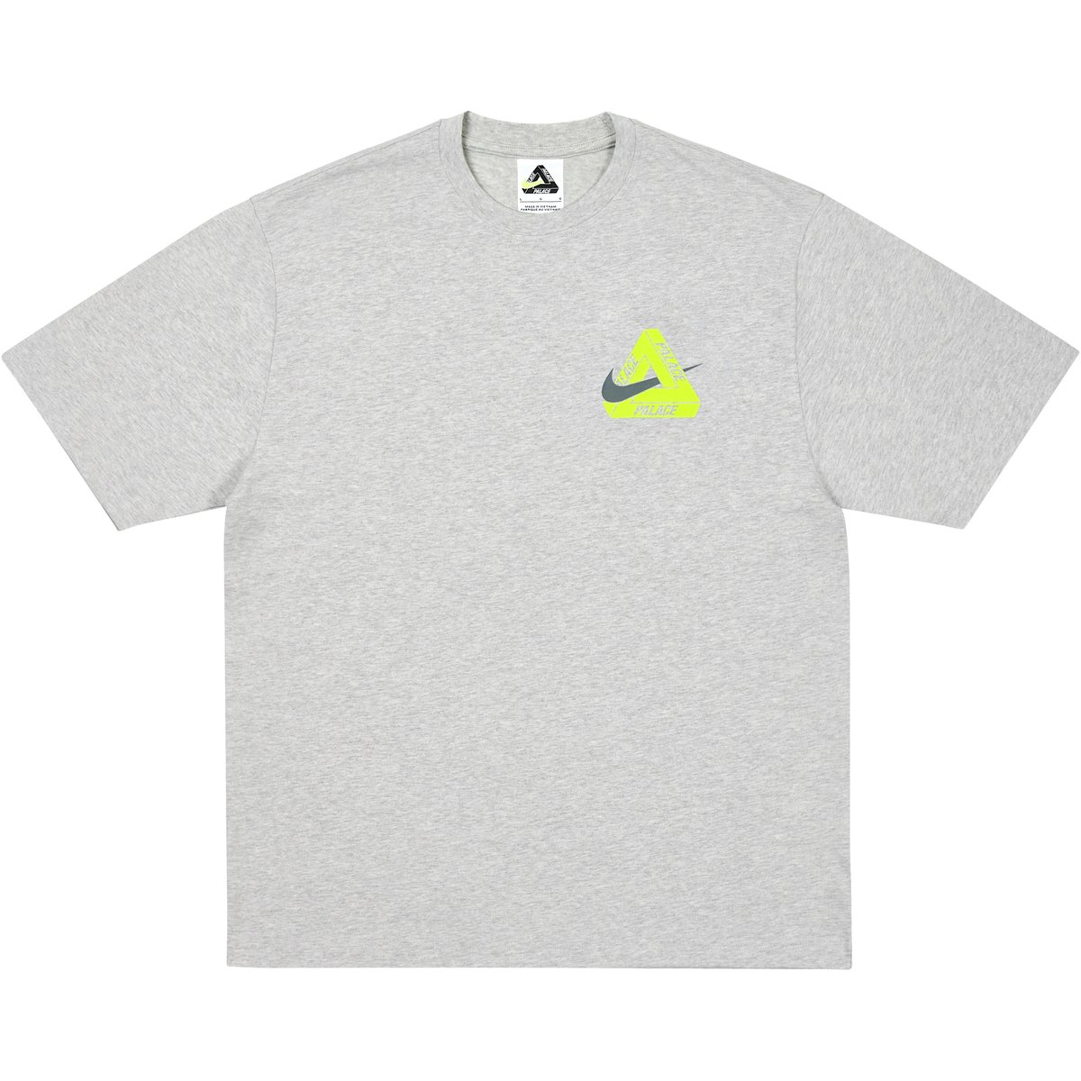 Palace PALACE NIKE TRI SWOOSH T-SHIRT GREY MARL (Palace Nike Total P90) - $68.00
