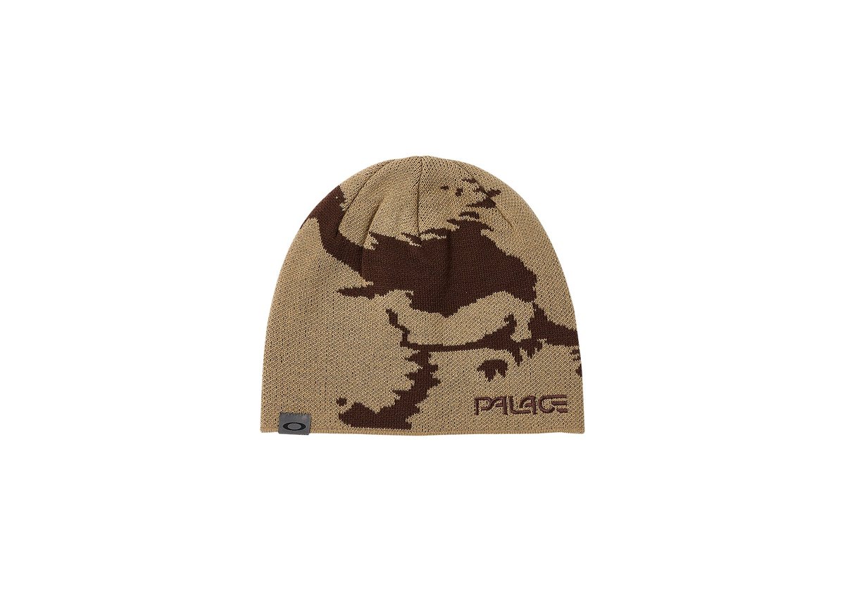 PALACE OAKLEY BEANIE SAND / BROWN - Palace