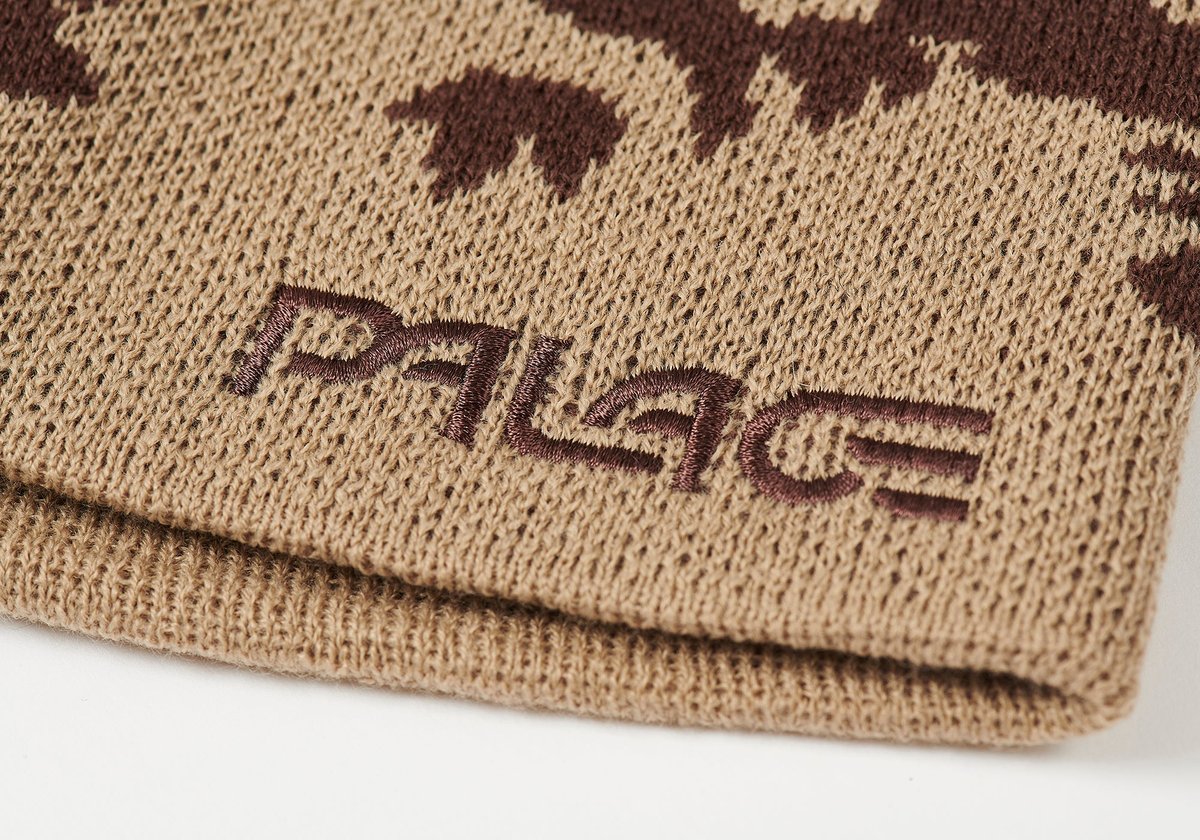 PALACE OAKLEY BEANIE SAND / BROWN - Palace