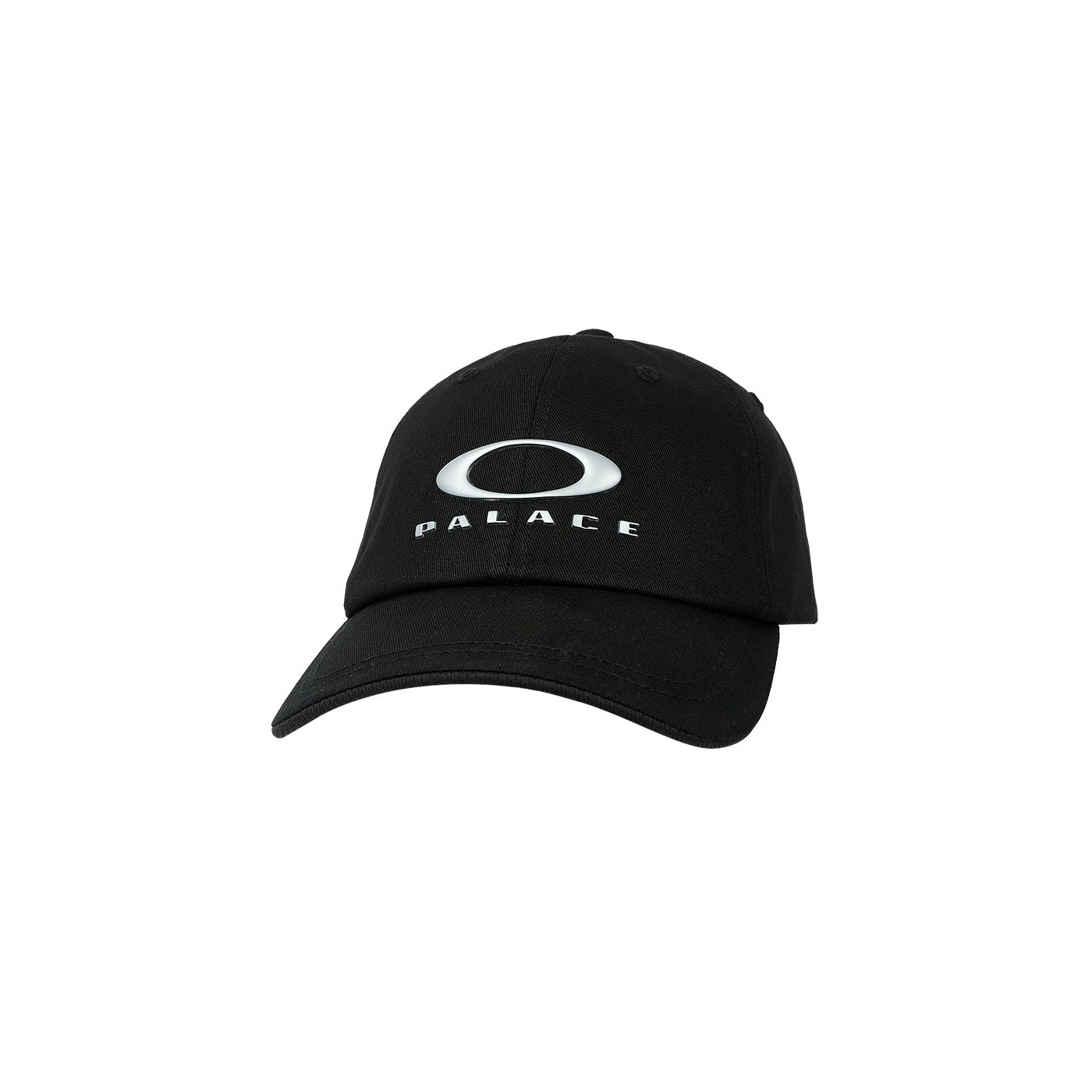 PALACE OAKLEY 6-PANEL BLACK / SILVER