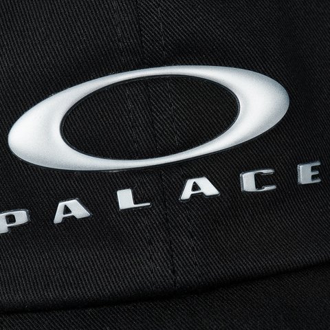 Palace PALACE OAKLEY 6-PANEL BLACK / SILVER - Colorway