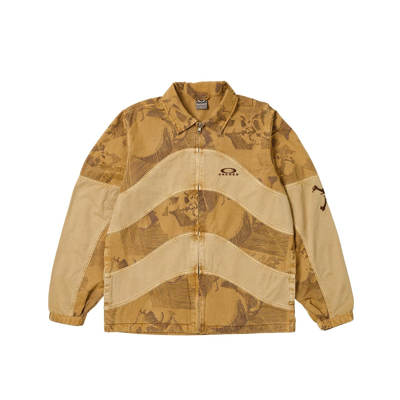 PALACE OAKLEY GAS JACKET SAND