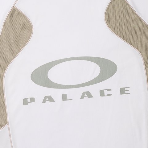 PALACE OAKLEY TECH JERSEY WHITE