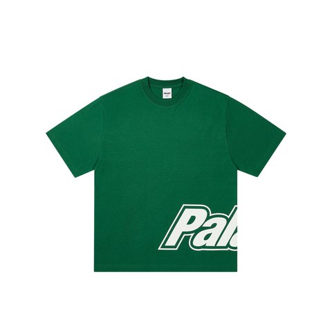 BORDER LOGO T-SHIRT RACEY GREEN