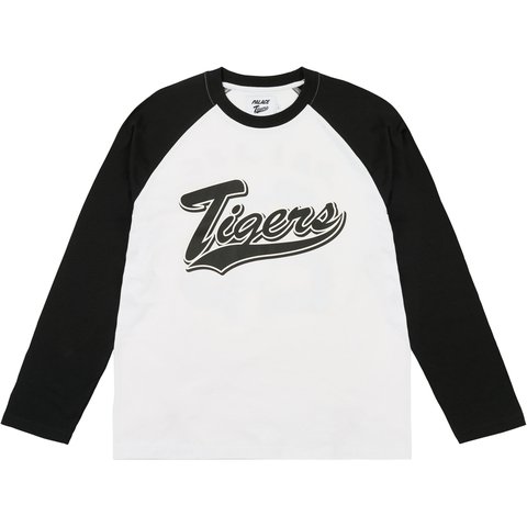HANSHIN TIGERS RAGLAN LONGSLEEVE BLACK WHITE