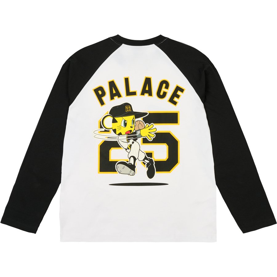HANSHIN TIGERS RAGLAN LONGSLEEVE BLACK WHITE