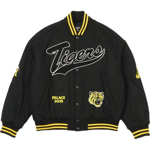 HANSHIN TIGERS VARSITY JACKET BLACK