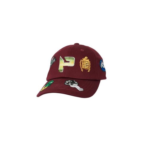 Palace PALACE PEZ 6 PANEL SYMBOL BURGUNDY