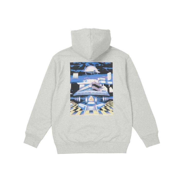 PALACE HOODIE PEZ GREY
