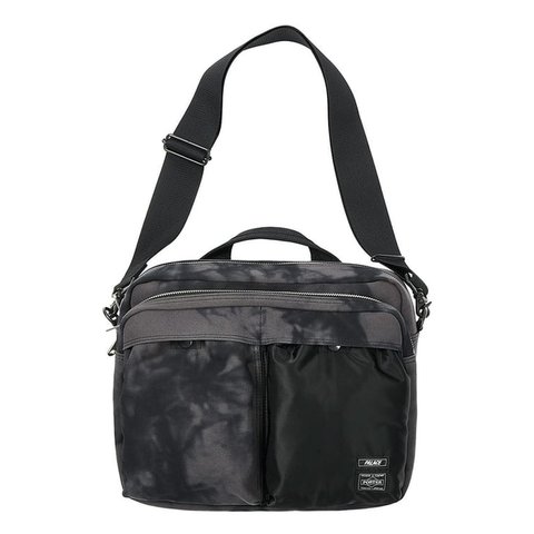 Palace PALACE PORTER 2WAY SHOULDER BAG BLACK WAVE DYE - Colorway