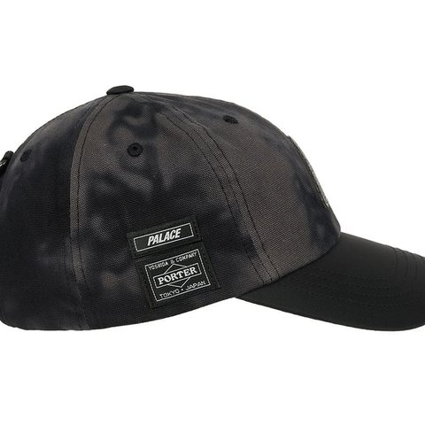 Palace PALACE PORTER P 6-PANEL BLACK WAVE DYE - Colorway