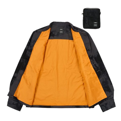 Palace PALACE PORTER JACKET BLACK WAVE DYE - Colorway