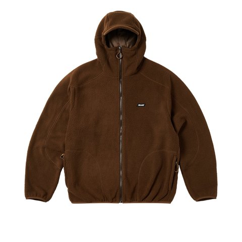 Palace PEAK FLEECE JACKET MOCHA - $218.00