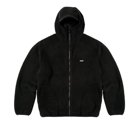 Palace PEAK FLEECE JACKET BLACK - $218.00