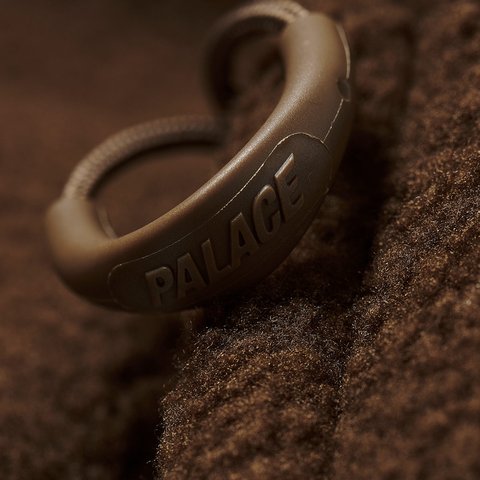 Palace PEAK FLEECE JACKET MOCHA - Colorway