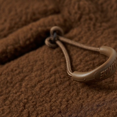 Palace PEAK FLEECE SHORT MOCHA - Colorway