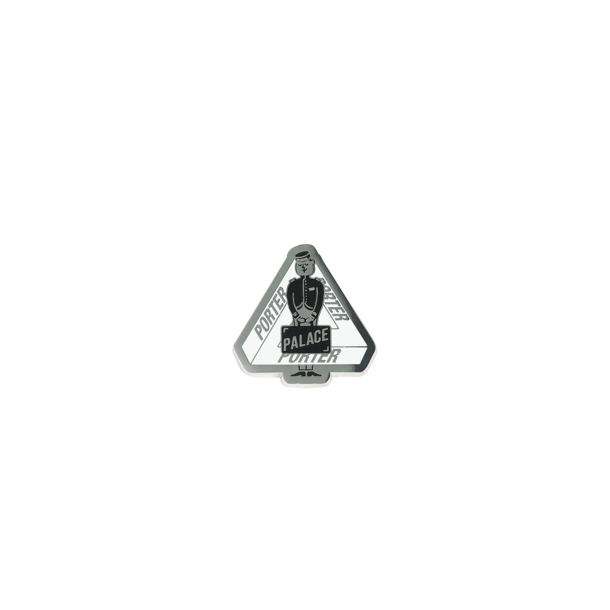 Palace PALACE PORTER PIN BADGE SILVER (Palace Porter 2023) - $10.00