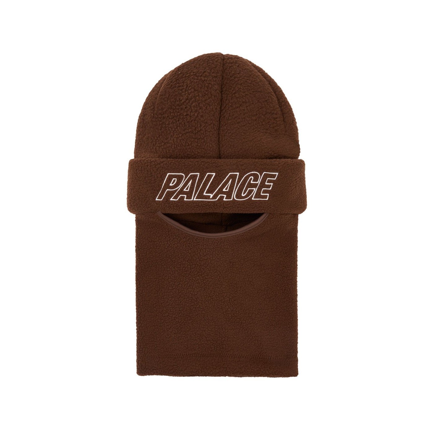 FLEECE FACEWARMER BEANIE MOCHA