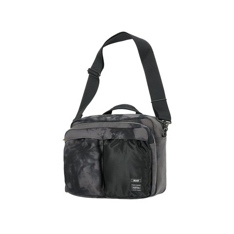 Palace PALACE PORTER 2WAY SHOULDER BAG BLACK WAVE DYE - Colorway