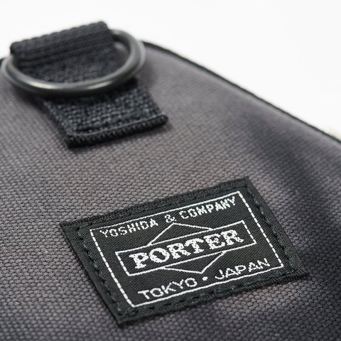 Palace PALACE PORTER ZIP COIN WALLET BLACK WAVE DYE - Colorway