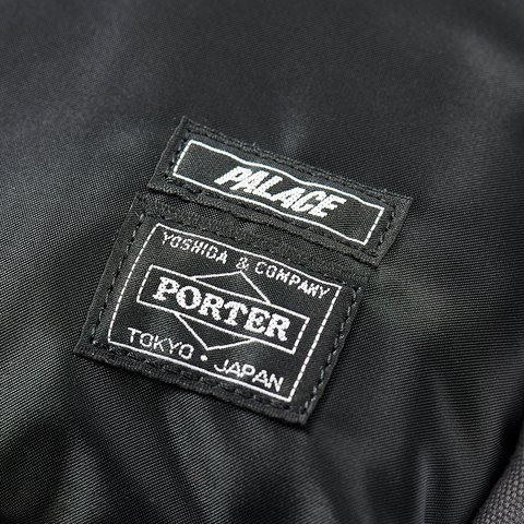 Palace PALACE PORTER 2WAY SHOULDER BAG BLACK WAVE DYE - Colorway